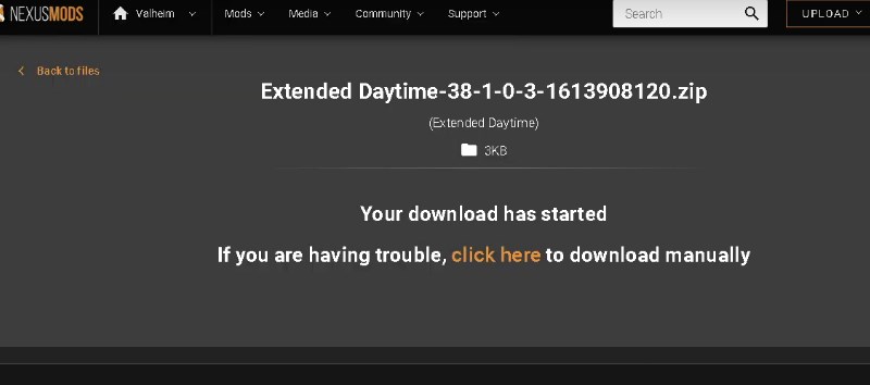 Установка мода Extended Daytime