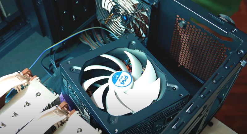 Замена вентилятора блока питания