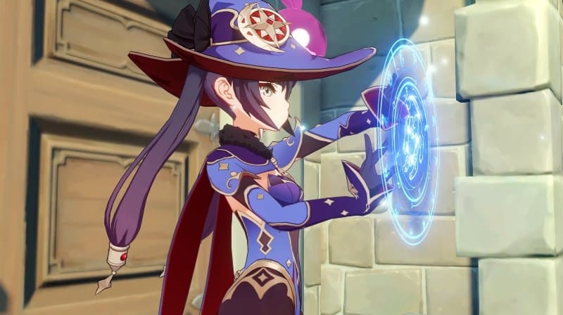 Мона в игре Genshin Impact