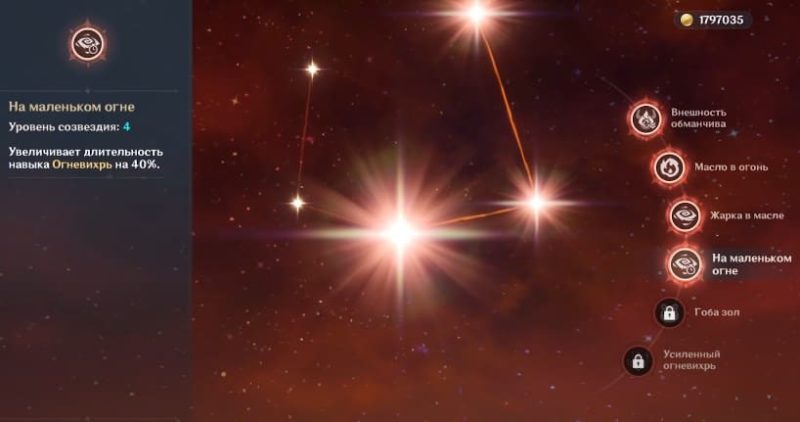 Созвездие На маленьком огне