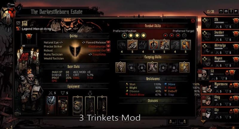3 TRINKETS for Darkest Dungeon