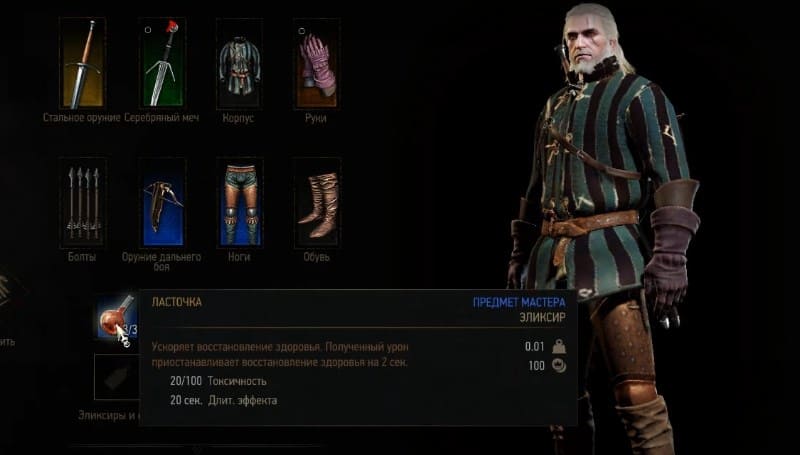 Элексир Ласточка