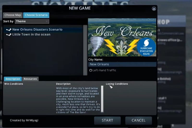 Карта Нового Орлеана