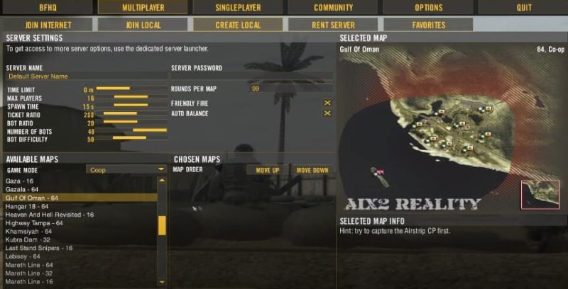 Кооперативный мод AIX 2 Reality