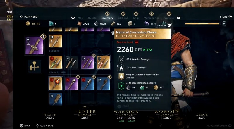 Оружие Mallet of everlasting flame