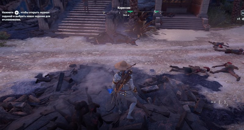 Сгоревший квартал на острове Кеос