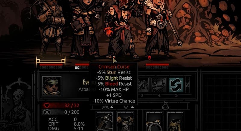 Усложнение игры в CRIMSON CURSE BUFF