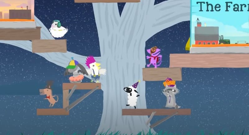 Головоломка Ultimate Chicken Horse