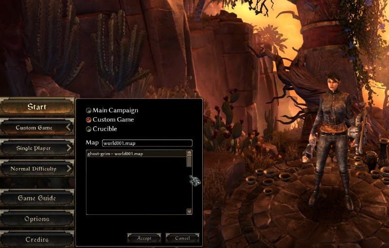 Запуск карты Ghost Grim