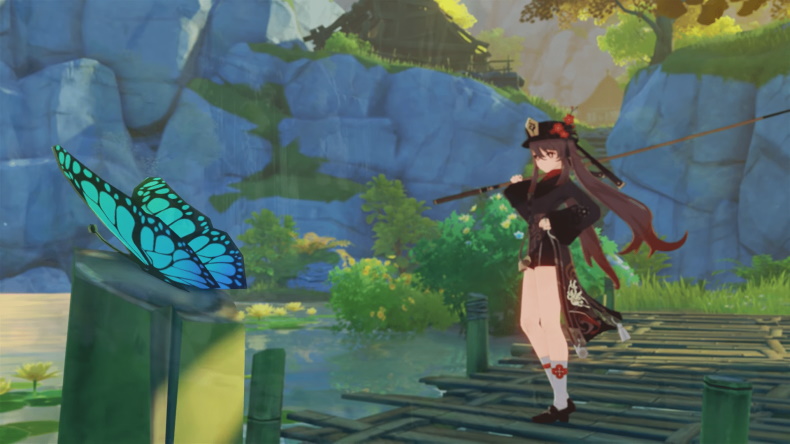 Героиня Ху Тао в Genshin Impact