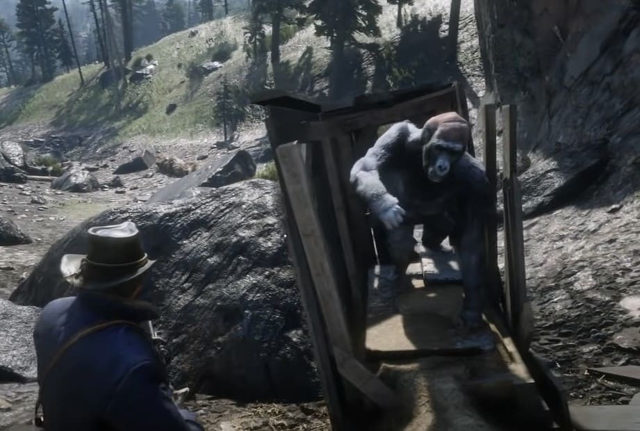 Горилла в rdr 2